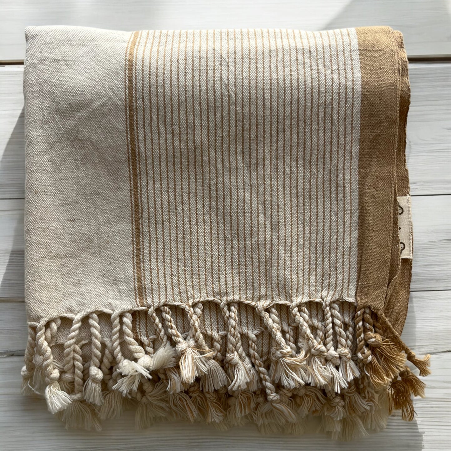 İyonya 100 % Cotton Handwoven Bath and Beach Towel