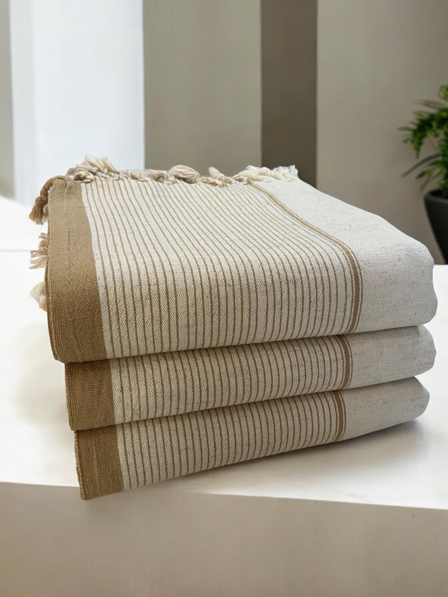 İyonya 100 % Cotton Handwoven Bath and Beach Towel