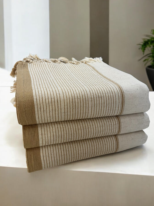 İyonya 100 % Cotton Handwoven Bath and Beach Towel