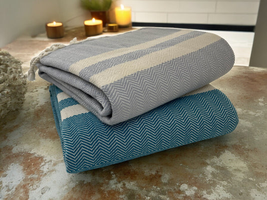 Pergamon Anatolian Design 100% Cotton Luxurious Beach and Bath Towel.