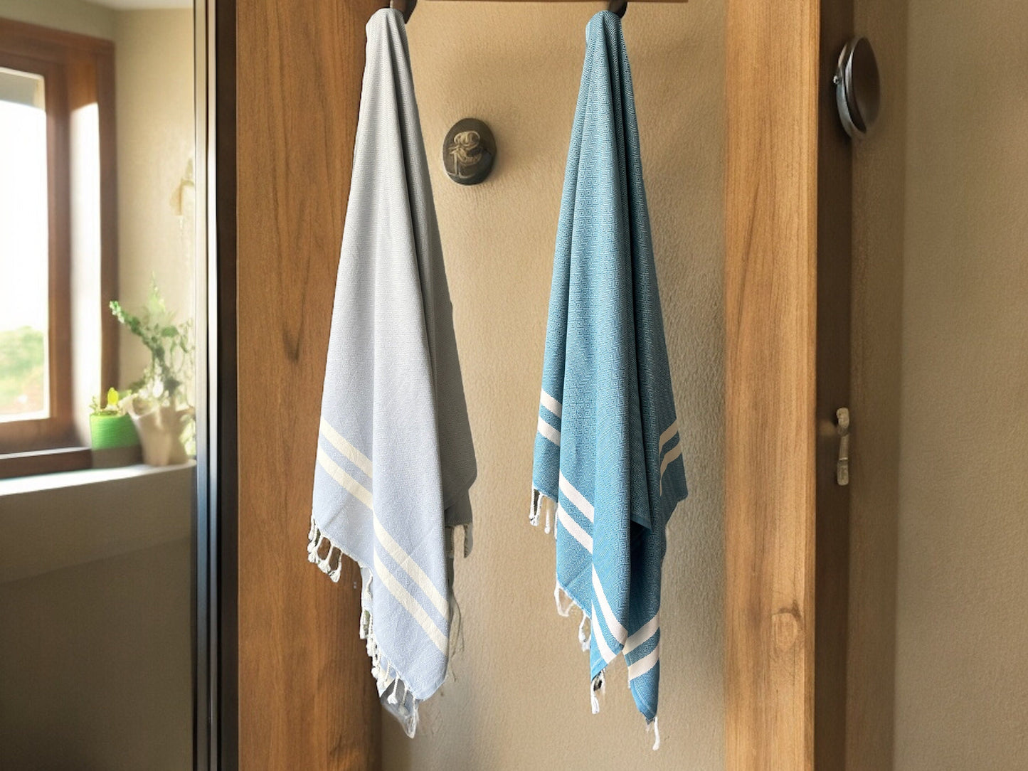 Pergamon Anatolian Design 100% Cotton Luxurious Beach and Bath Towel.