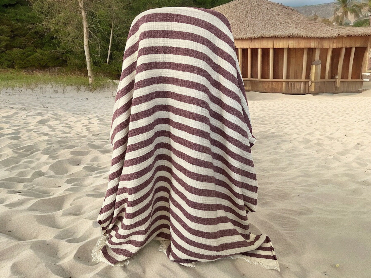 Cilicia XL 100% Cotton Gauze bath and beach towel