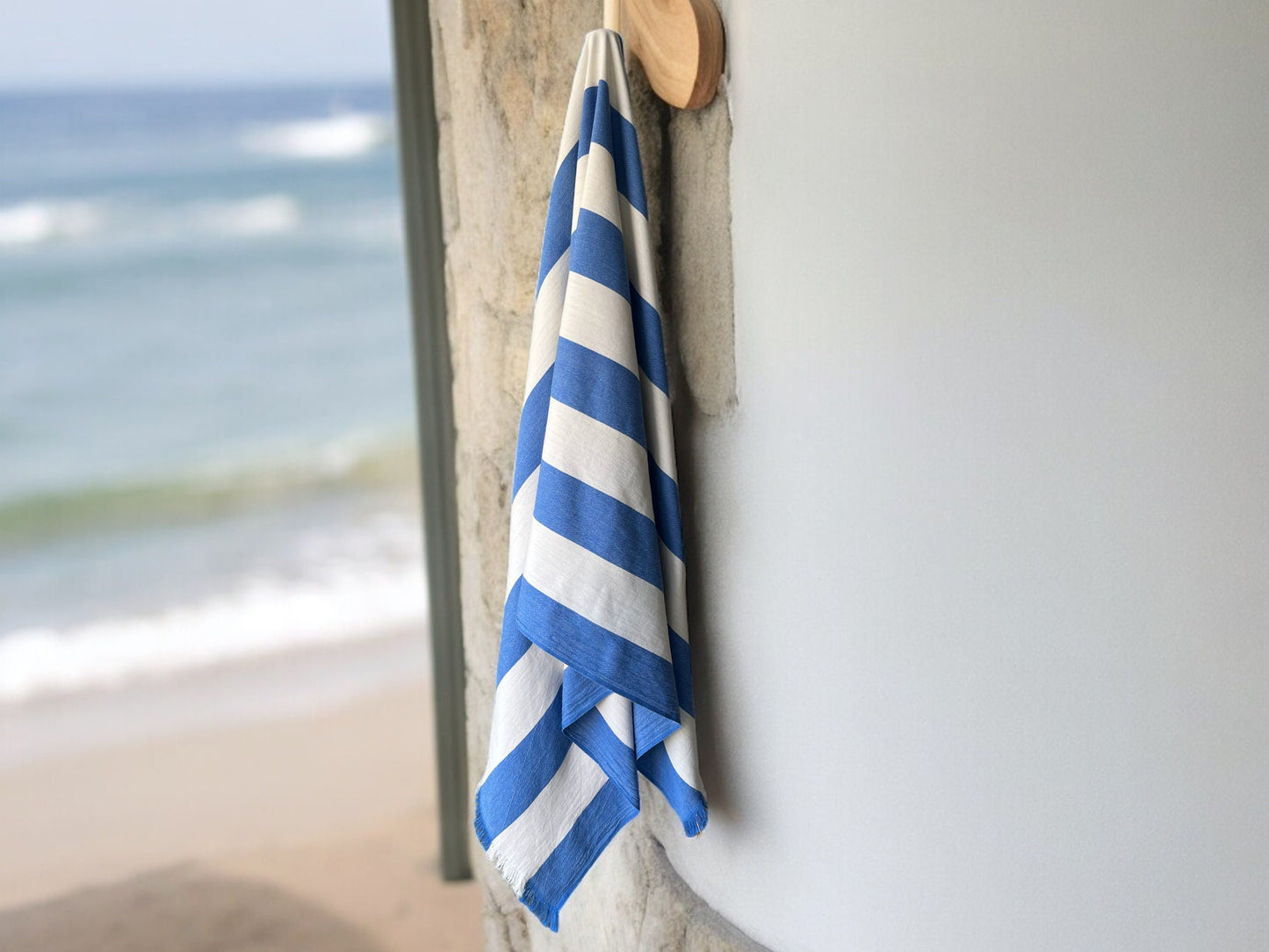 Smyrna Handwoven 100% Cotton Beach and Bath Towel