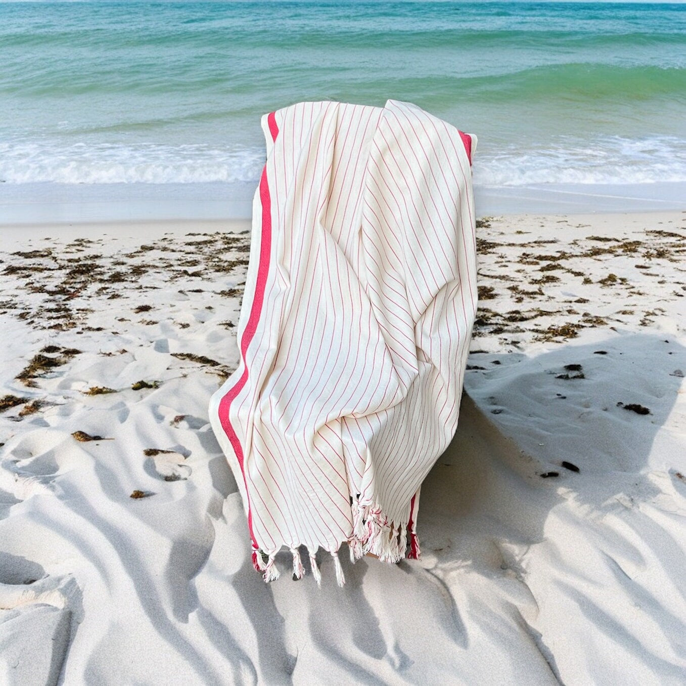 Hera 100% Cotton Handwoven Beach and Bath Towel