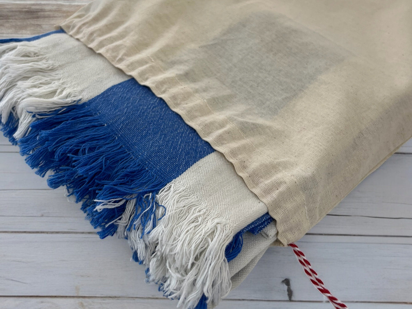 Smyrna Handwoven 100% Cotton Beach and Bath Towel