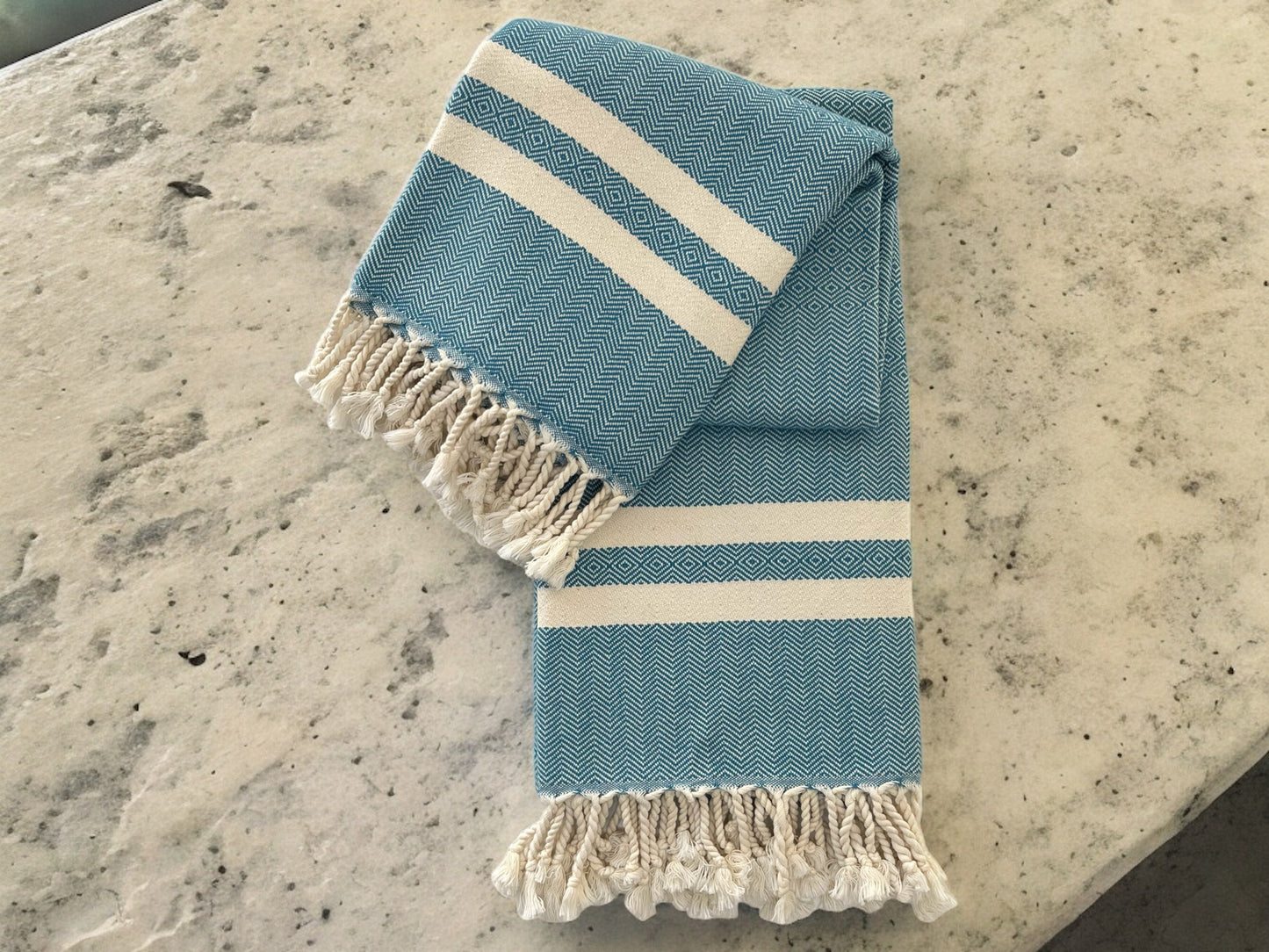 Pergamon Anatolian Design 100% Cotton Luxurious Beach and Bath Towel.