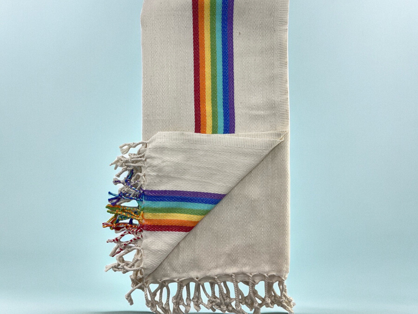 Rainbow 100%Cotton Light Weight  Beach and Bath Towel